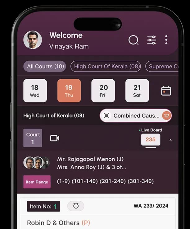 Automated Daily Causelist